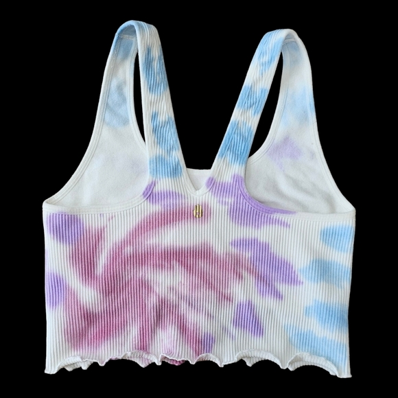 Spiritual Gangster Love Sculpt Pastel Tie Dye Tank & Legging Yoga Set NWT XS/S - Picture 4 of 13